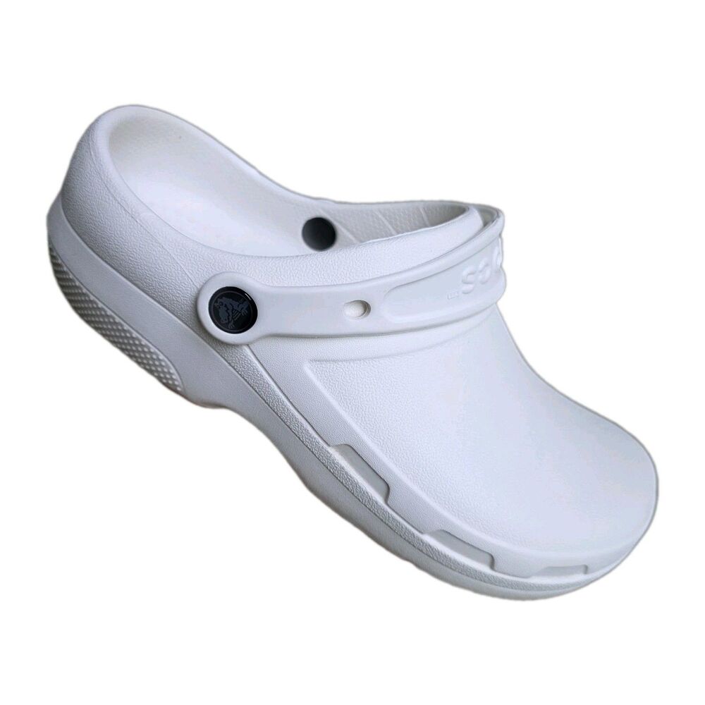 Crocs Bistro Work Clog White Unisex Men's Size 7, Womens Size 9